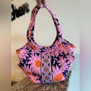Vera Bradley Pink and Orange Floral Tote